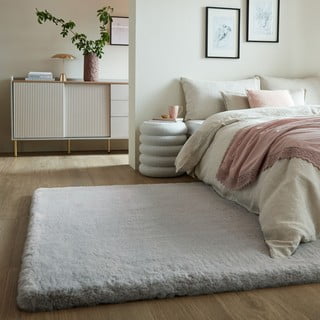 Svetlo sivo sintetično krzno 120x170 cm Ivy Luxury Fur – Flair Rugs