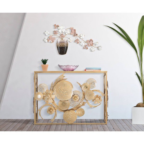 Kovinska stenska dekoracija Mauro Ferretti Vase, ø 87,5 x 46 cm-image-1