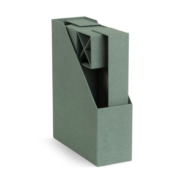 Kartonasti organizatorji v kompletu 4 ks Hugo Canvas Paper Laminate – Bigso-image-3