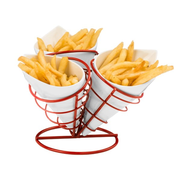 Komplet 3 skled in držala za ocvrt krompirček Premier Housewares-image-1