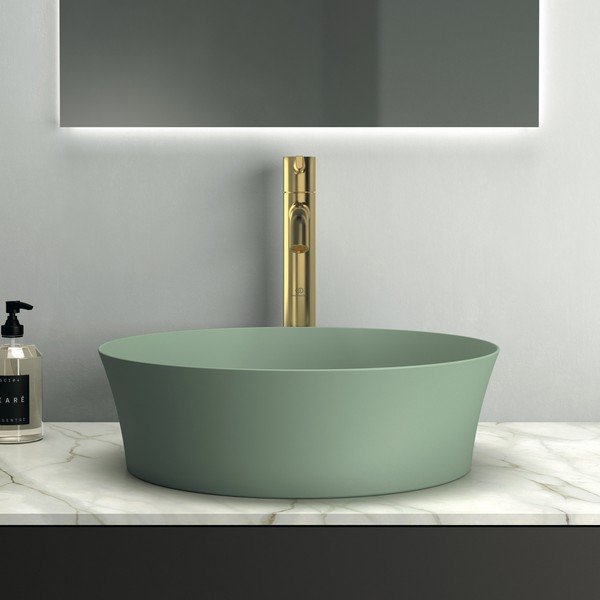 Zelen keramičen okrogel umivalnik ø 40 cm Ipalyss – Ideal Standard-image-4