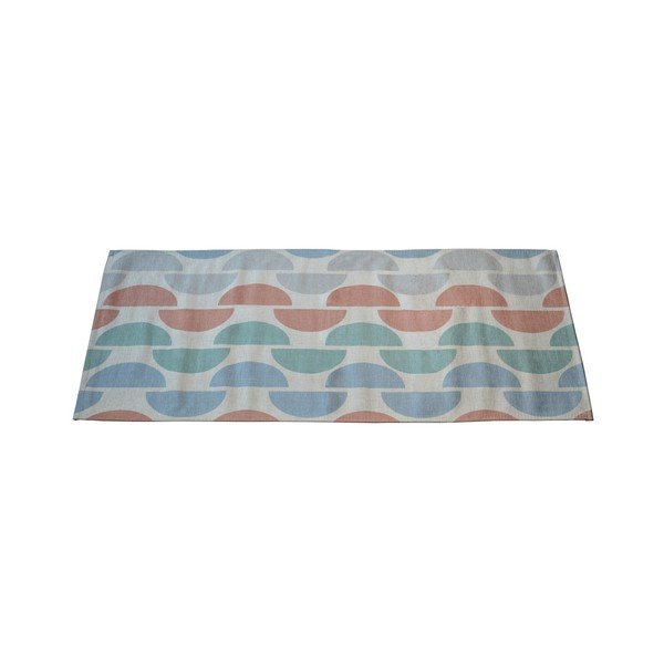 Floorita Halfmoon sivo-modra preproga, 60 x 115 cm-image-1