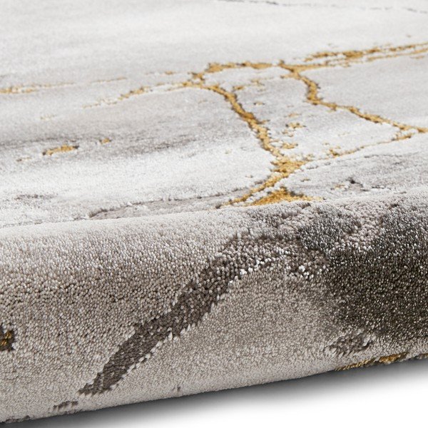 Siva/zlata preproga 160x220 cm Craft – Think Rugs-image-2