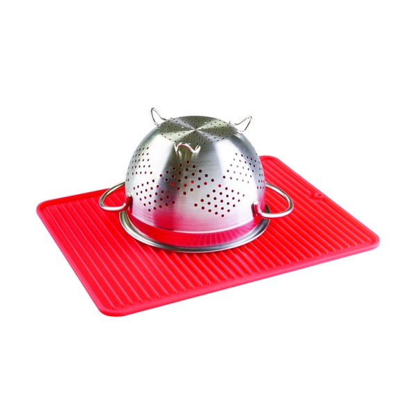 Rdeč odcejalnik za posodo iDesign Lineo, 40 x 32 cm-image-3