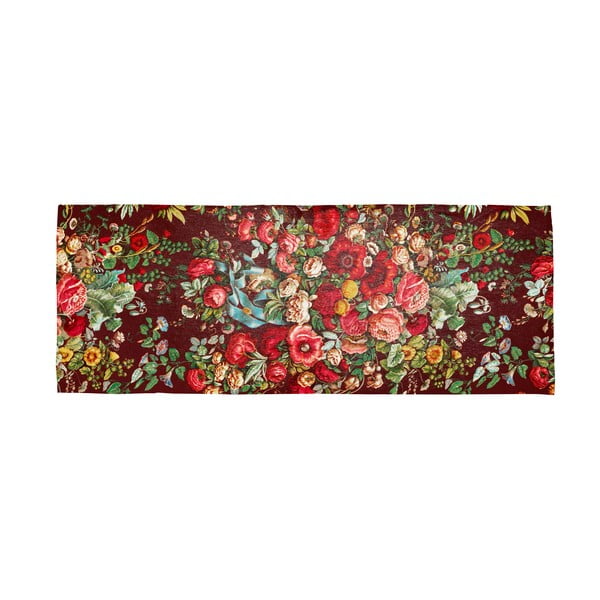 Rdeča preproga z deležem bombaža Velvet Atelier Still Life, 55 x 135 cm