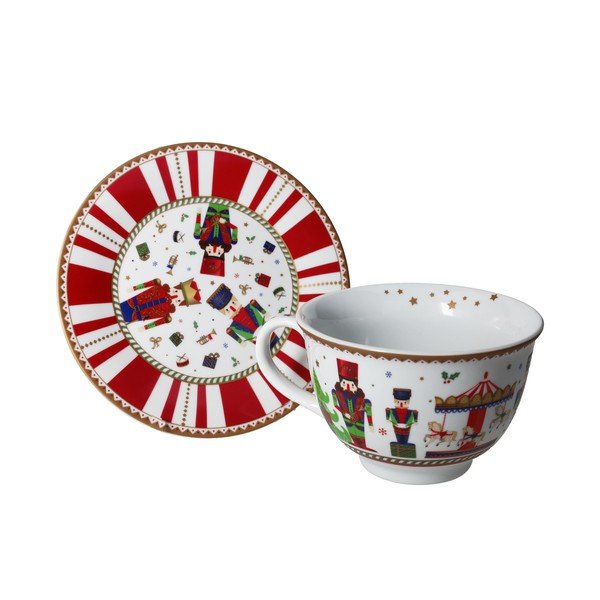 Bela božična skodelica Tazza - Brandani-image-1