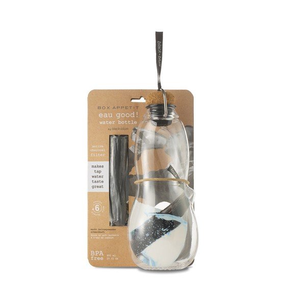 Črna filtrirna steklenička z ogljem Black + Blum Pure, 800 ml-image-1