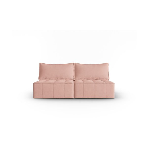 Rožnata sedežna garnitura 160 cm Mike – Micadoni Home