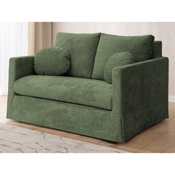 Zelena sedežna garnitura 140 cm Paphos – Ropez-image-4