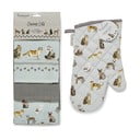 Kuhinjske krpe in kuhinjnska rokavica v kompletu 4 ks Curious Cats – Cooksmart ®