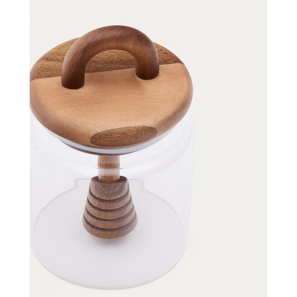 Steklena posoda za shranjevanje za med Nukha – Kave Home-image-4