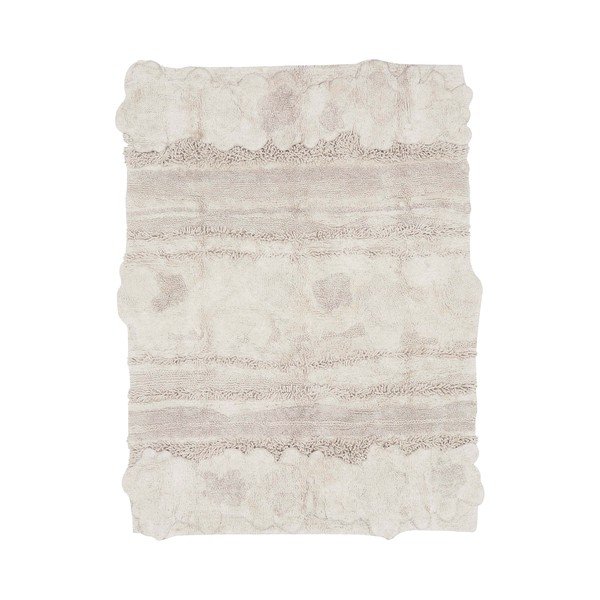 Kremno bela bombažna otroška igralna preproga 120x160 cm Veggie Garden – Lorena Canals-image-4