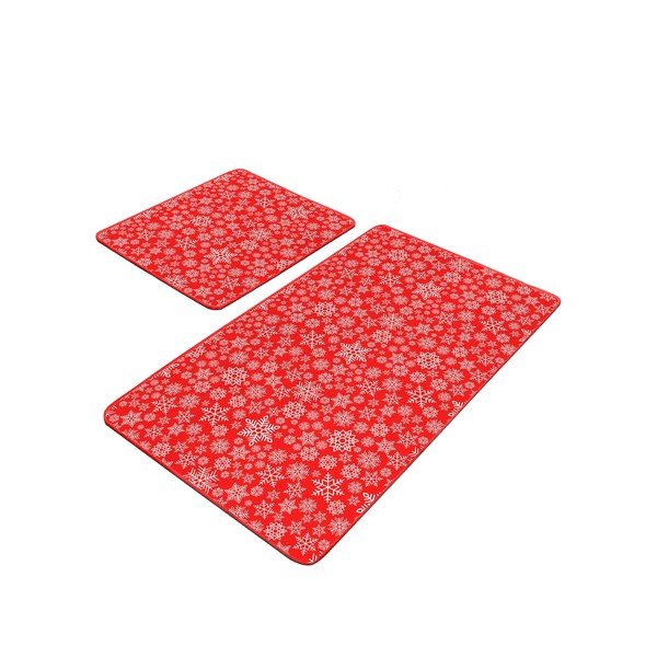 Rdeče kopalniške preproge v kompletu 2 ks 60x100 cm – Mila Home