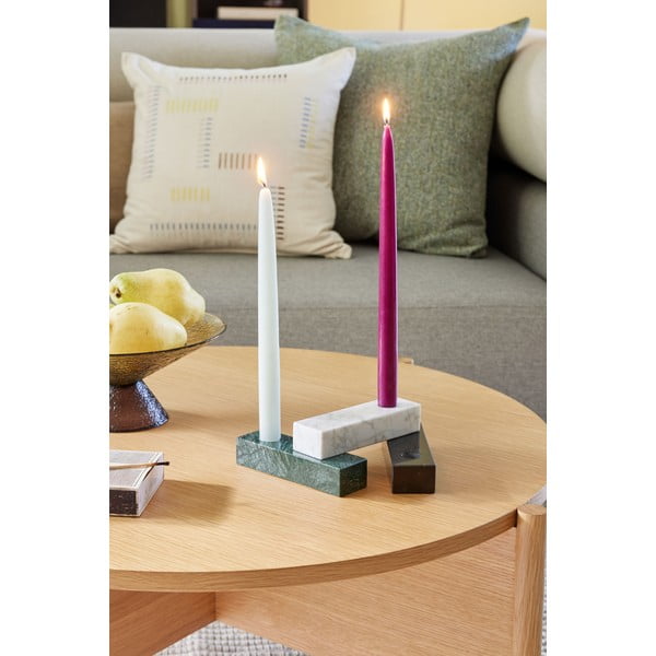 Kamnit svečnik Brick – Hübsch-image-1