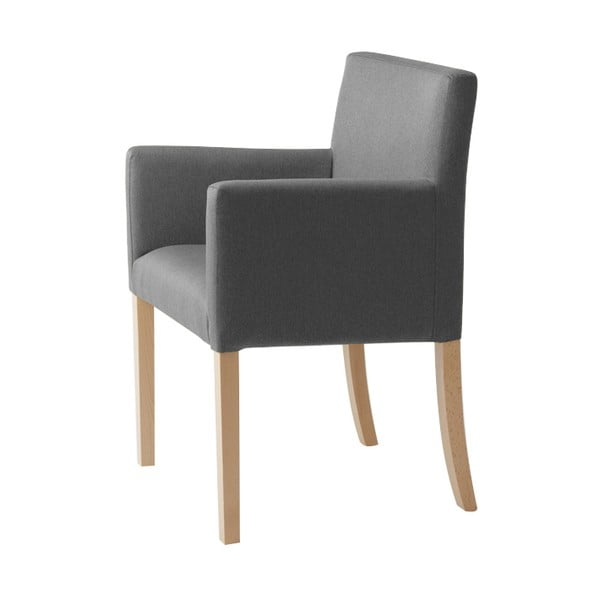 Jekleni sivi fotelj Custom Form Wilton