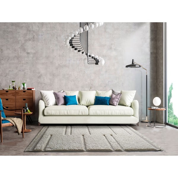 Bež preproga Universal Kai Stripe, 57 x 115 cm-image-1