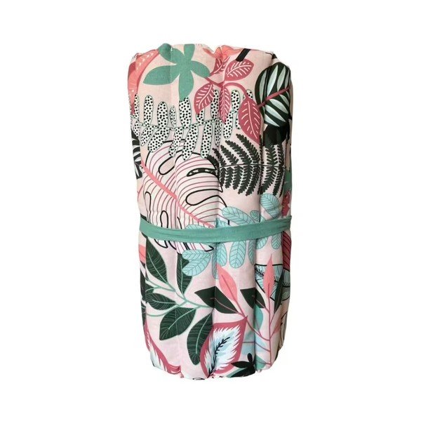 Zeleno-rožnata vrtna sedežna blazina za ležalnik 60x180 cm Ara – douceur d'intérieur-image-3