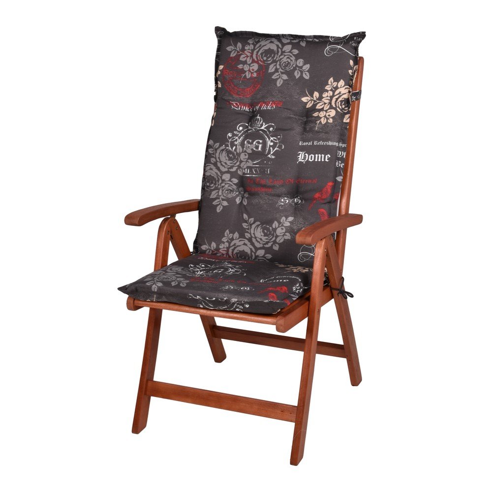 Temno siva vrtna sedežna blazina 50x120 cm Bristol
