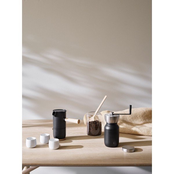 Črna kafetiera iz nerjavečega jekla 250 ml Collar – Stelton-image-3