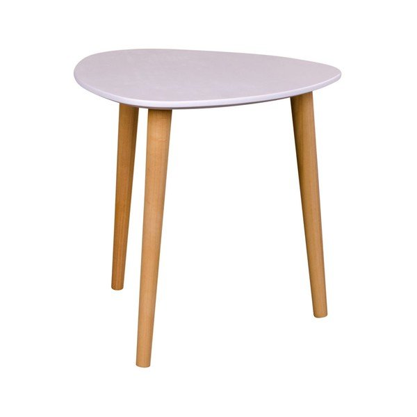 Bela odlagalna mizica House Nordic Genova, višina 39,5 cm