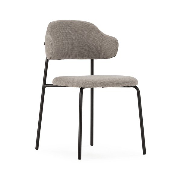 Svetlo sivi jedilni stoli v kompletu 4 ks Adriel – Marckeric