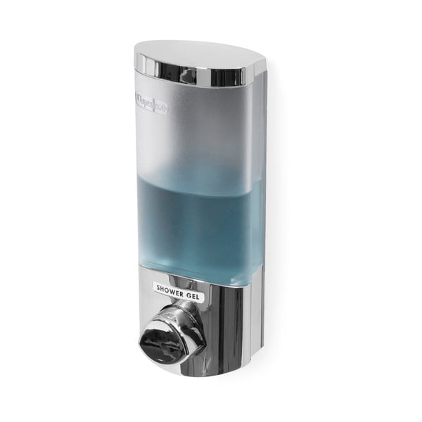 Dozirnik za milo v srebrni barvi Compactor Uno, 360 ml