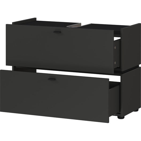 Antracitno siva omarica za pod umivalnik 80x59 cm Modesto – Germania-image-3