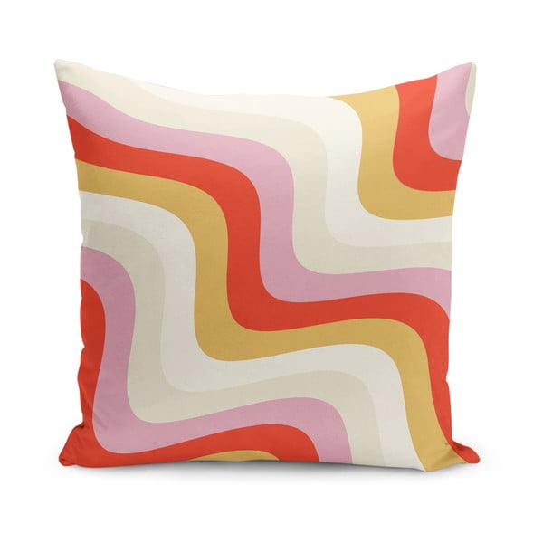 Prevleka za blazino 43x43 cm Creamy Raspberry Swirl – Mila Home
