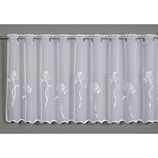 Bela prosojna zavesa iz tančice 140x48 cm Dandelion – Sehlbach