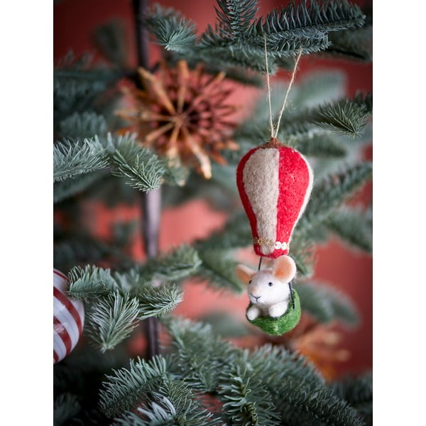 Volnen okrasek za jelko ø 7 cm Peo – Bloomingville-image-1