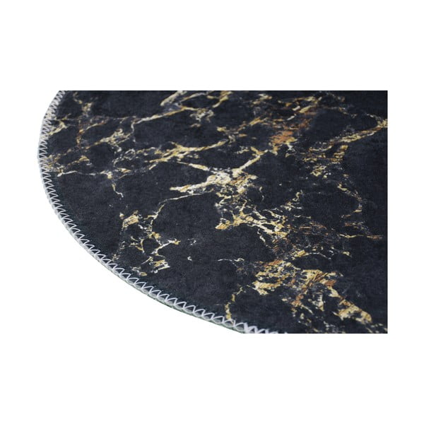 Siva okrogla preproga ø 160 cm - Vitaus-image-2