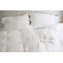 Bela enojna posteljnina iz muslina 140x200 cm Plain Muslin – Butter Kings