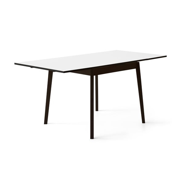 Črno-bela raztegljiva jedilna miza v dekorju hrasta Hammel Single, 90 x 90 cm-image-3