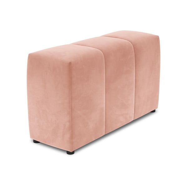 Roza žametno naslonjalo za modularni kavč  Rome Velvet - Cosmopolitan Design 