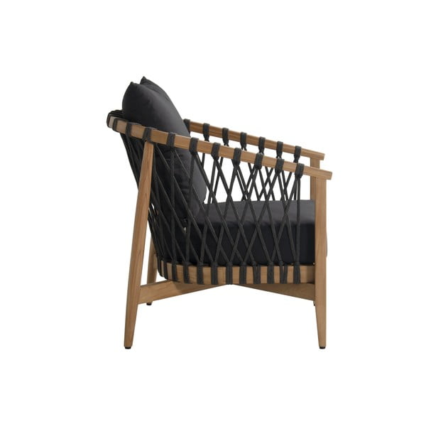 Vrtni fotelj iz masivnega lesa v naravni barvi Bora Bora – Hartman-image-4
