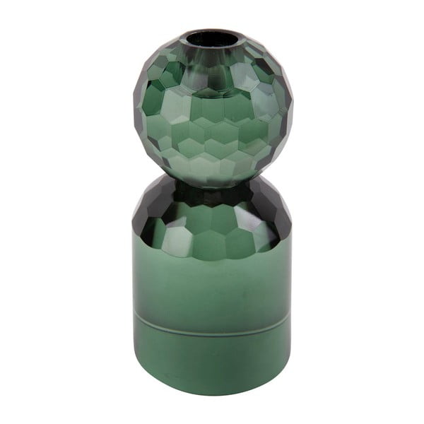 Zeleni stekleni svečnik Crystal Art - PT LIVING-image-2