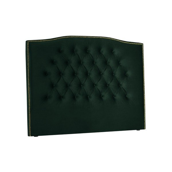 Temno zeleno vzglavje Mazzini Sofas Daisy, 180 x 120 cm-image-2