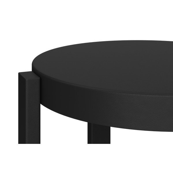 Črn jeklen barsko stol (višina sedeža 65 cm) Doon – noo.ma-image-4