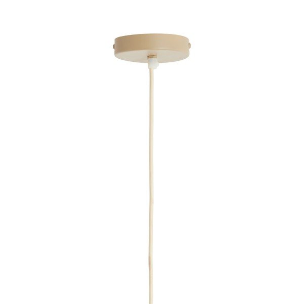 Kremno bela viseča svetilka s tekstilnim senčilom Esmiria – Light & Living-image-3