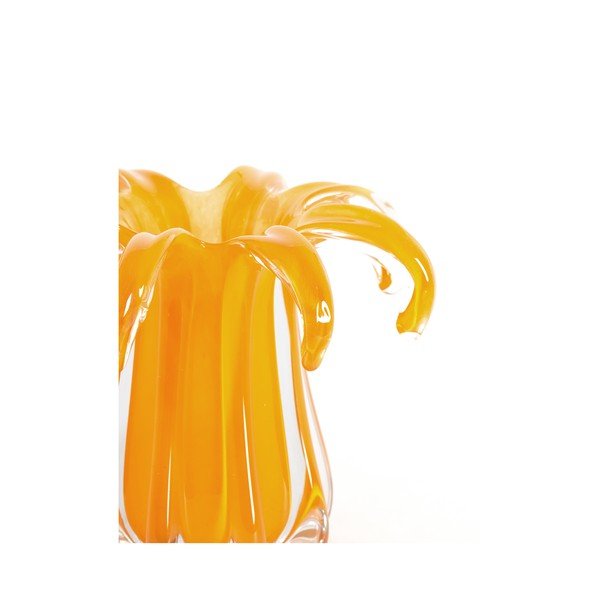 Oranžna steklena vaza (višina 17 cm) Avenia – Light & Living-image-1