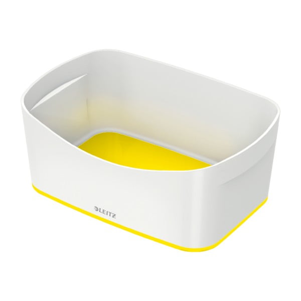 Belo-rumena namizna škatla Leizt MyBox, dolžina 24,5 cm
