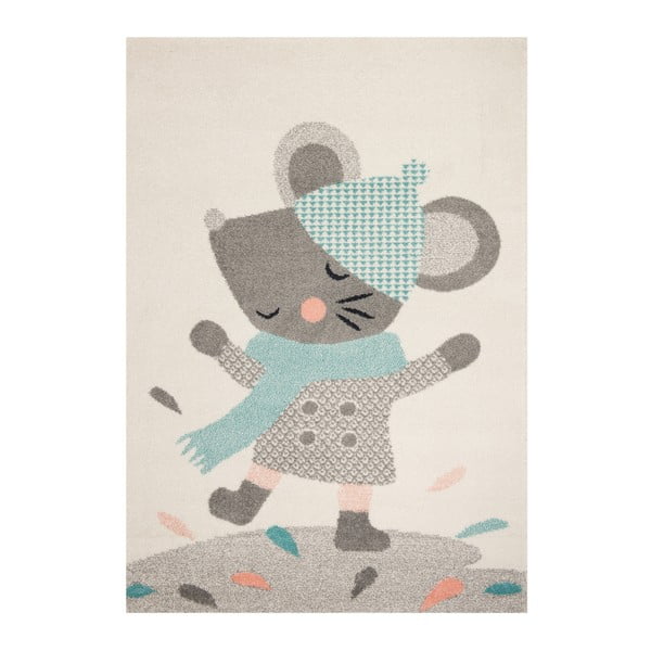 Otroška preproga z motivom miške Zala Living, 170 x 120 cm