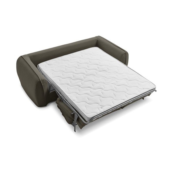 Sivorjava sedežna garnitura za spanje/raztegljiva 236 cm Archimede – Bobochic Paris-image-4