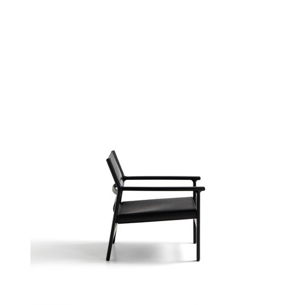 Črn usnjen fotelj Jan – Kave Home-image-3