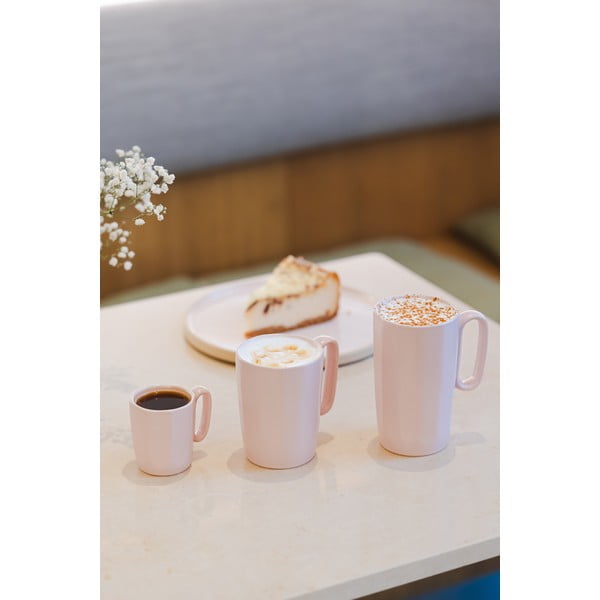 Rožnate lončene skodelice v kompletu 2 ks 250 ml Fuori – Vialli Design-image-3