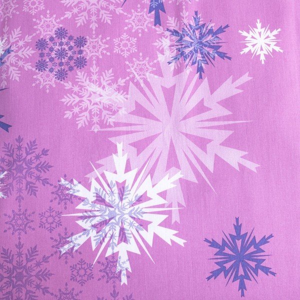Bombažna otroška posteljnina za otroško posteljico 100x135 cm Frozen "Purple" – Jerry Fabrics-image-1