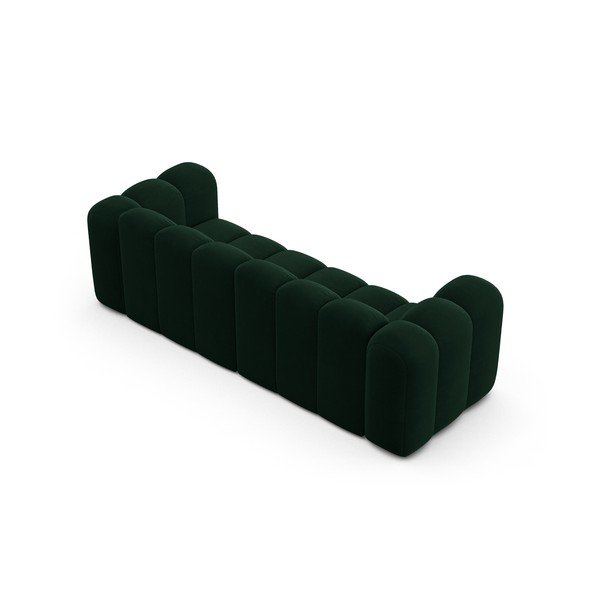 Temno zelena sedežna garnitura 228 cm Lupine – Micadoni Home-image-2