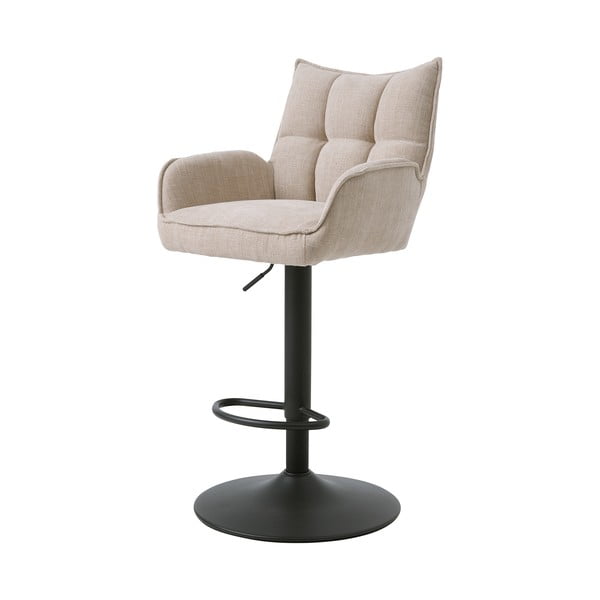 Kremno beli barski stoli v kompletu z nastavljivo višino 2 ks Marilla – Unique Furniture