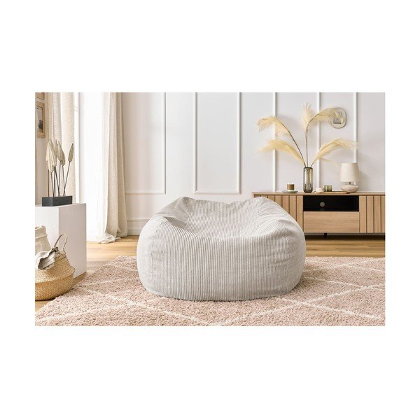 Kremno bela vreča za sedenje Voltaire – Bobochic Paris-image-4