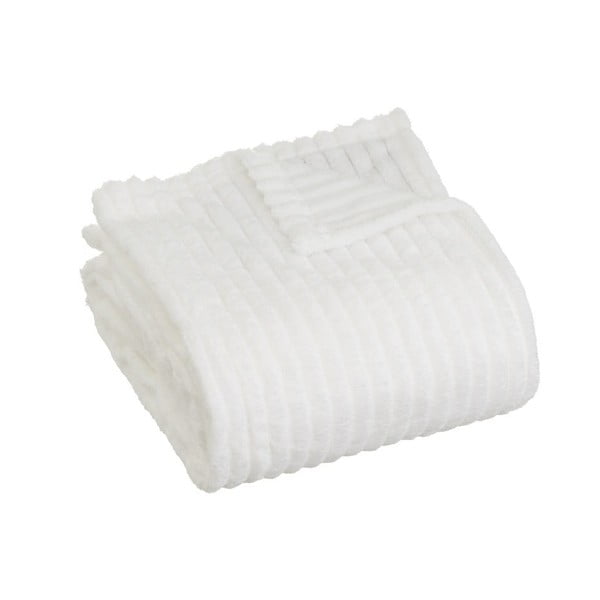 Bela odeja iz mikropliša 130x160 cm Fur Velvet – Casa Selección